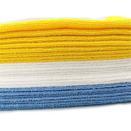 Pertrechos Microfiber Towel Assortment Ideal for Cleaning Fine, Multi Color - 25 Piece PE2495235